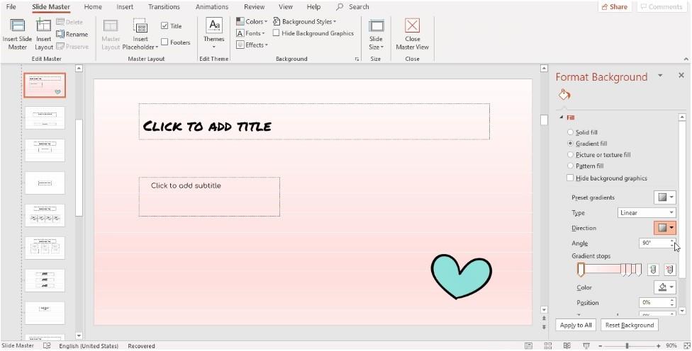 Cách thay đổi màu sắc trong PowerPoint
